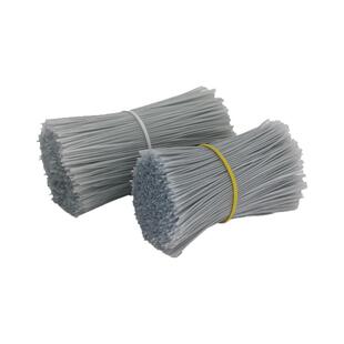 PE透明扎丝 圆形铁芯包胶扎线透明定型铁丝玩具公仔卡纸包装扎丝