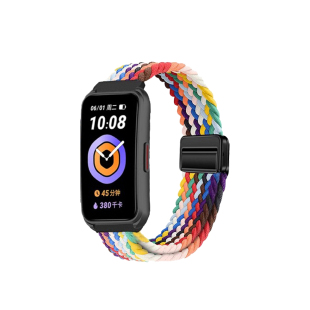 适用于keep手环b4/b5表带B4 Lite磁吸扣编织腕带KEEP智能运动手环b5舒适尼龙新款替换带透气男女款通用配件