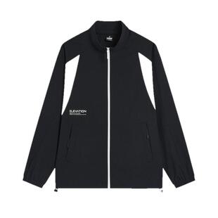 特步艺术礼赞单风衣男士2025秋冬新款百搭撞色休闲户外运动薄外套