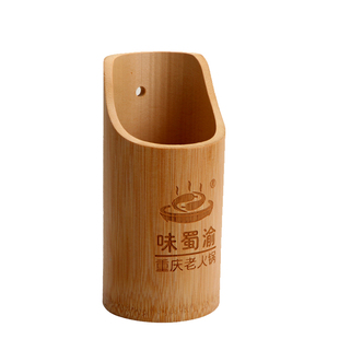 竹筒早餐快餐店火锅饭店小吃店筷子筒厨房置筷子架餐饮店商用定制