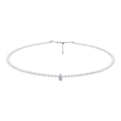 阮仕S925银淡水珍珠项链