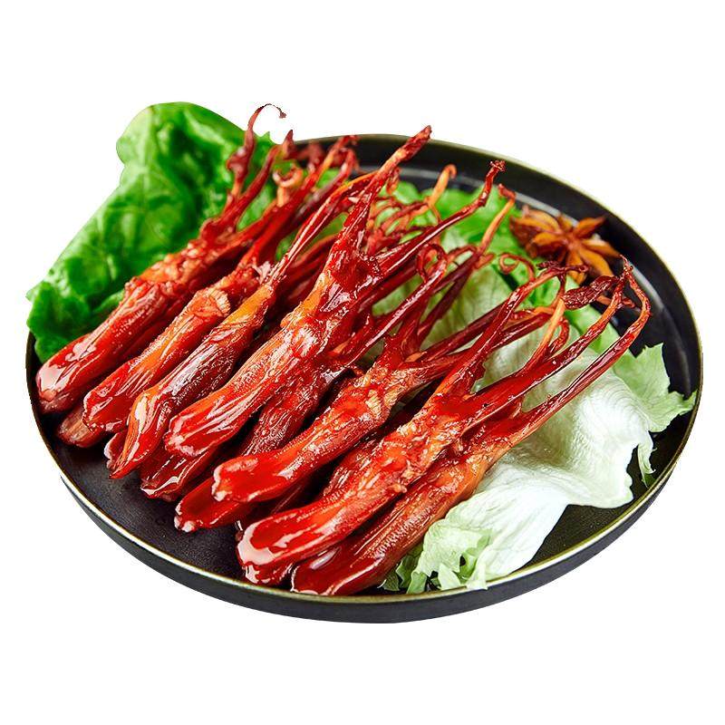 拍手温州特产称重500g生鸭舌蒸着吃腊鸭舌生制品调味鸭舌年货特产