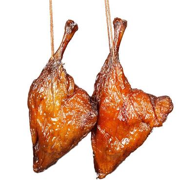 正宗柴火烟熏腊鸭边腿2只装500g