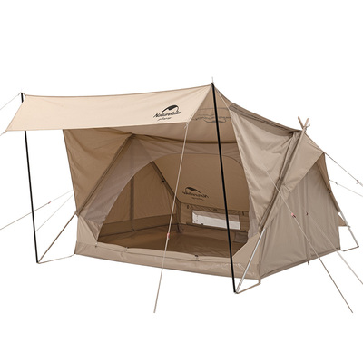 Naturehike加厚自带天幕棉布帐篷