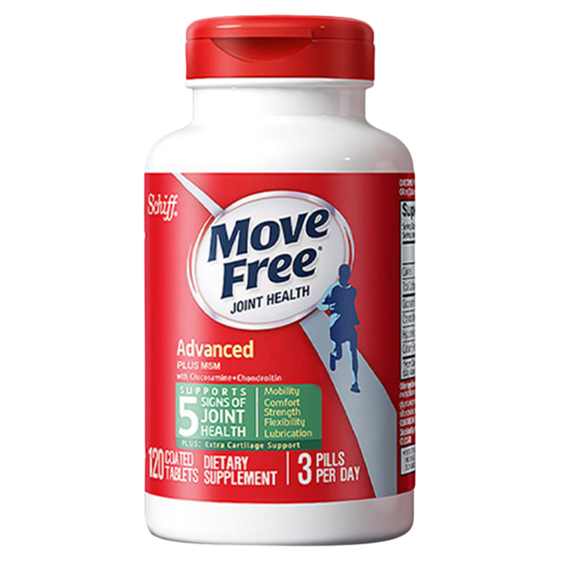 Movefree益节氨糖软骨素美国原装进口维骨力红瓶/绿瓶/白瓶MSM正