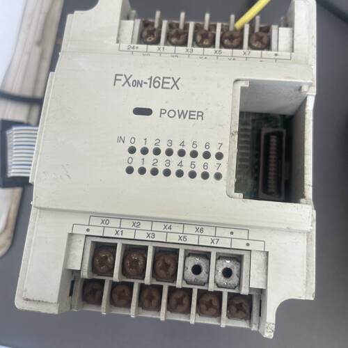 溢价-PLC模块FX0N-16EX 成色实图