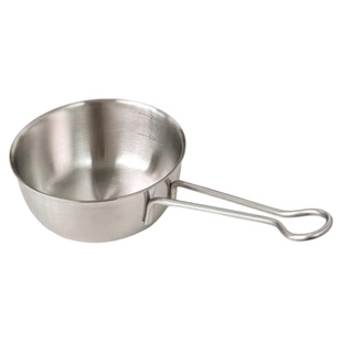 出口德国18/10不锈钢迷你油壳酱汁勺线柄泼油锅家用厨房露营锅具