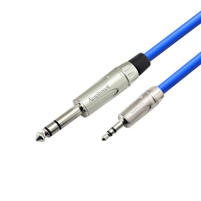 DZ223 CANARE佳耐美音频信号线3.5mm母/公头美国安费诺6.35大三芯