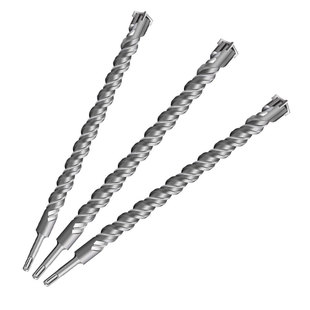 冲击钻头圆柄电锤十字钻头打混凝土非标四刃钨钢合金穿墙打孔转头