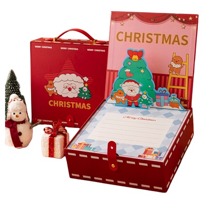 圣诞节礼品盒平安夜礼物包装空盒