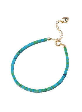 普陀山天然绿松石正品手链