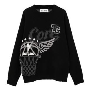 杰克琼斯奥莱男装新款毛衣潮流刺绣衣服圆领针织衫长袖上衣男装