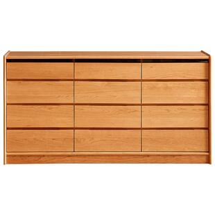 政府补贴全友家居实木斗柜樱桃木原木风卧室客厅储物收纳置物柜