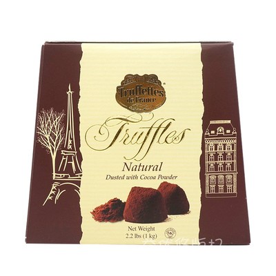 山姆比利时原味松露状巧克力