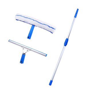 安格玻璃刮三件套装保洁专用刮水擦玻璃神器家用擦窗伸缩清洁工具