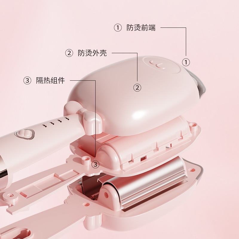 1蛋卷头卷发棒大卷卷发羊毛卷水波纹卷发夹32MM懒人板蛋蛋