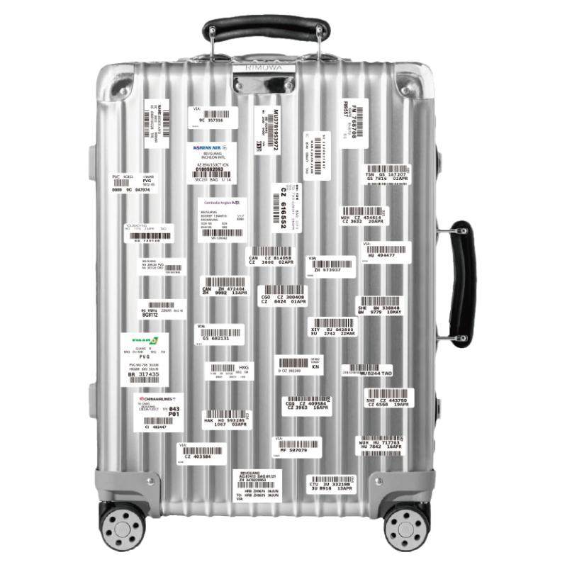 航空旅行箱飞机条形码贴纸个性行李箱拉杆箱托运标签装饰贴纸防水