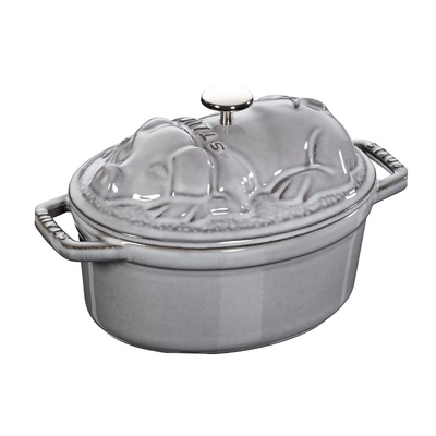 法国staub珐琅铸铁17小猪造型锅