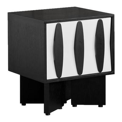 法式现代床头柜家用小户型pu皮面