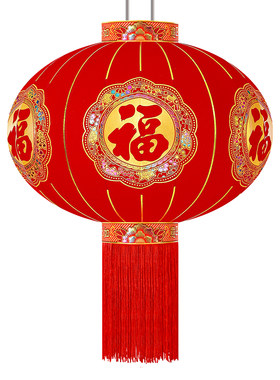 2026新款大红灯笼新年春节过年阳台装饰大门口一对植绒布长杆灯笼