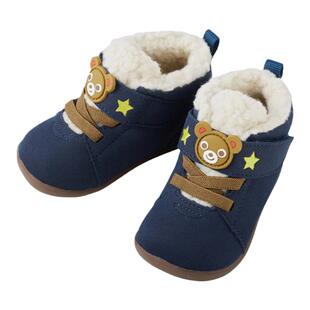 日本直邮MIKIHOUSE二段学步鞋小兔子棉鞋婴儿鞋加绒