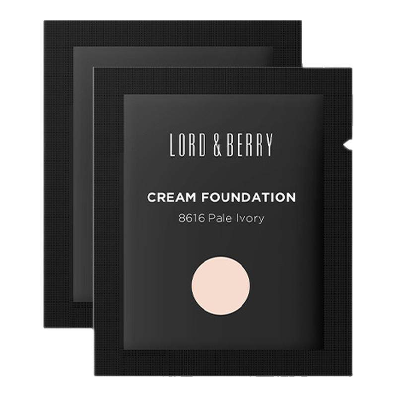 LORD&BERRY超模粉底液持妆混干油皮轻薄遮瑕服帖不脱妆小样试用装