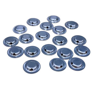 10400 /10440电池正极点焊尖头盖帽镀镍材质电池配件平头改尖头