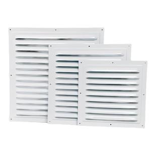 铝合金铝百叶窗外墙通风排出风口防雨风罩透气冲孔散热格栅盖板