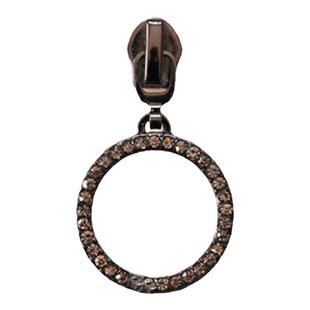 拉头装饰配件金属水钻拉链头鞋扣靴子尼龙拉链配饰女鞋可拆卸饰品