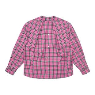 ADERERROR 24SS Duriat 衬衫潮流条纹格子细节经典圆领宽松衬衣