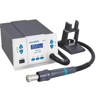 QUICK快克861X/861DA数显可调温热风枪拆焊台1300W大功率旋转风