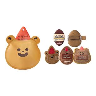 尔木萄 X TUNEE GOODS 面包系列手指戳戳扑MINI拇指粉扑定妆绒面