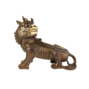 九华山谛听摆件地藏王坐骑镇山独角神兽地听办公室装饰品开业礼品