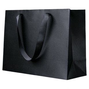 丝绸手提礼物磨砂纸袋高档精品时尚手袋服装店铺企业广告奢侈品袋