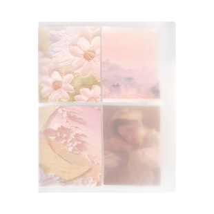 收藏卡牌大容量收纳册高颜值ins风3寸明信片拍立得相册本小卡收集