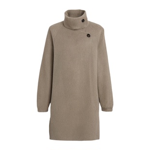 TEASEL 「优雅永不过时」高领气质优雅小山羊绒双面呢纯羊绒大衣