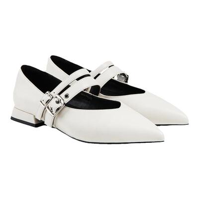 粗跟单鞋女百搭玛丽珍通勤时装鞋