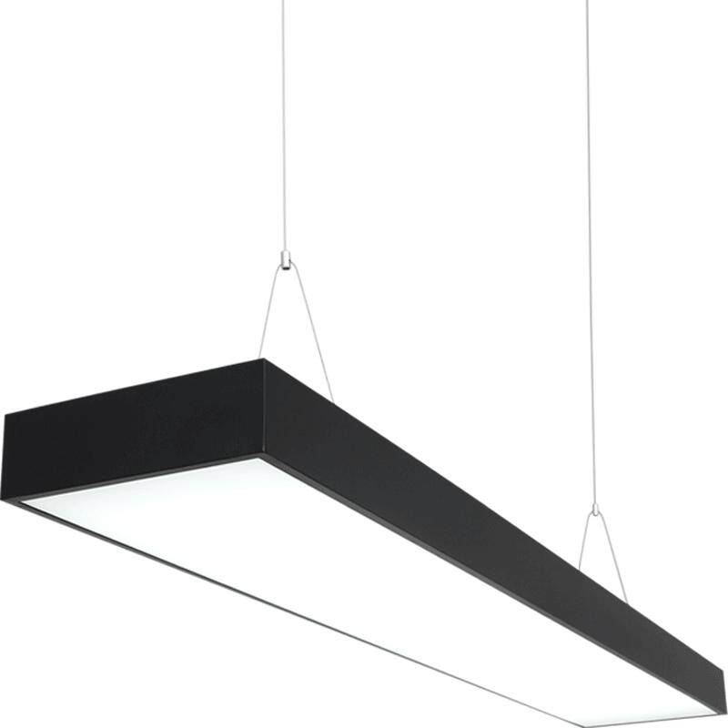毅胜 办公室吊灯led简约现代长条灯写字楼工作室工程铝材吊灯灯具