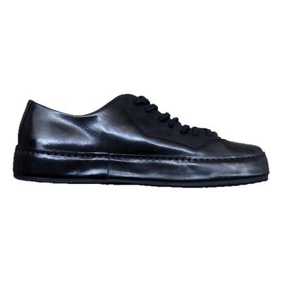 手作鞣制洗水马皮板鞋小黑小白鞋