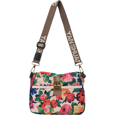 阎双创造国潮小方包布艺小斜挎包