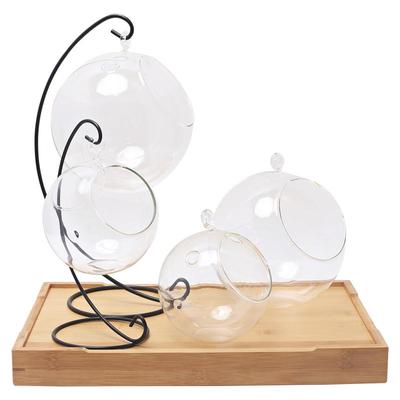 厂家直销平底吊瓶苔藓绿微景观