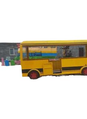 多功能一比一小吃车推车房车快餐车奶茶冷饮烧烤关东煮烧烤美食移