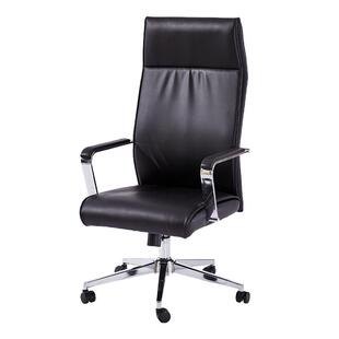 办公椅老板椅升降转椅电脑椅皮质职员经理主管中班椅舒适家用椅