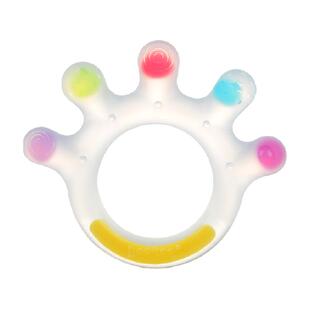 haakaa婴儿磨牙棒牙胶宝宝口欲期硅胶玩具4个月6个月以上手掌牙胶