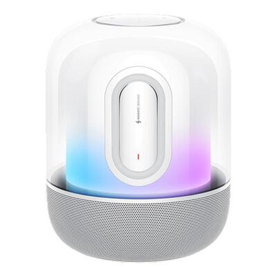 华为Sound X4蓝牙音箱家用桌面悦动白音响重低音炮幻彩灯效音响