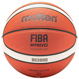 molten摩腾篮球 成人7号男6号女室内PU木地板FIBA专业比赛BG 3800