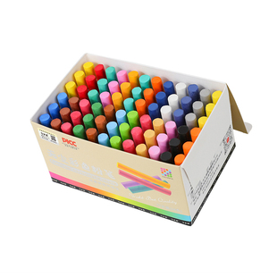 马尔凯粉笔优质碳酸钙粉笔无尘无毒防脏手涂层粉笔绘画教学黑板报