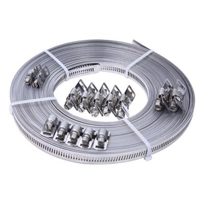 自由裁剪喉箍捆绑带卡箍不锈钢