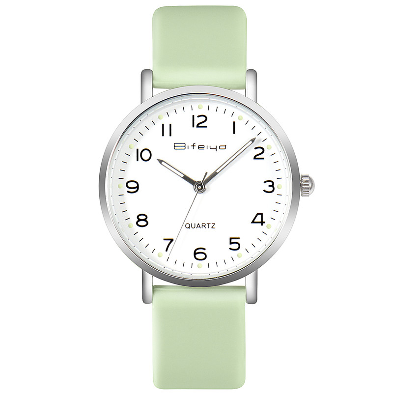儿童考试静音夜光防水石英手表