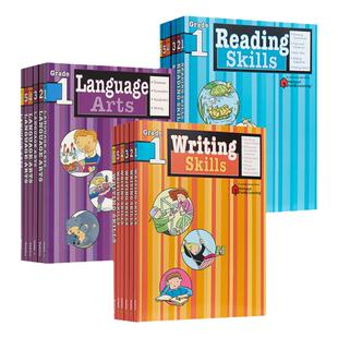 Harcourt Family learning哈考特一年级写作英文原版进口图书小学1-6年级阅读理解写作拼写技巧Writing Skills家庭学习教辅教材